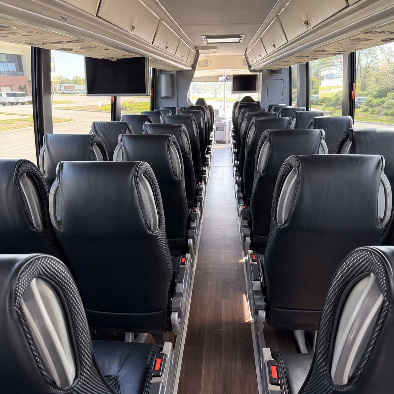 Overland Park Airport Shuttle & Transportation party bus exterior