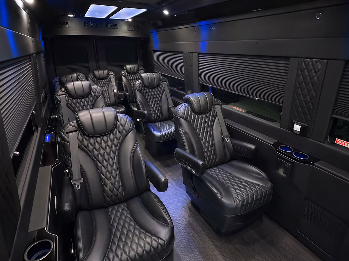 Overland Park Airport Shuttle & Transportation party bus exterior