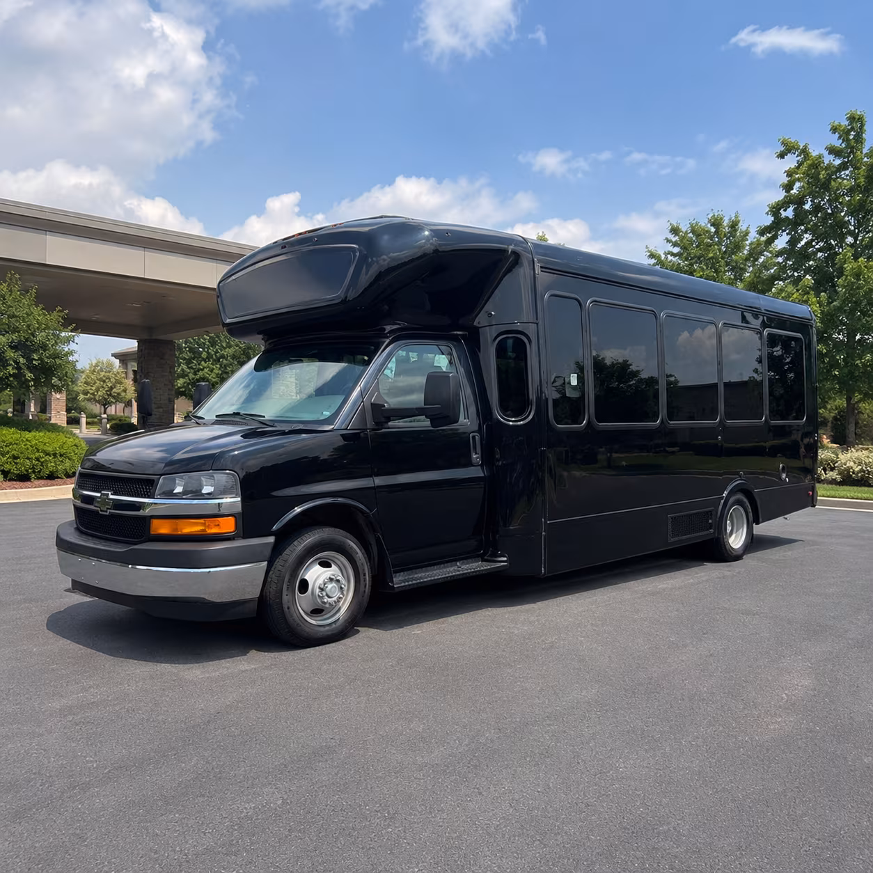 Overland Park Bachelor & Bachelorette Transportation party bus exterior