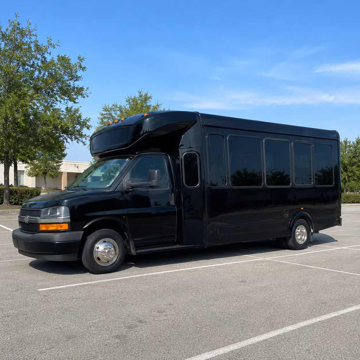 Overland Park Birthday, Sweet 16, & Quinceañera Transportation party bus exterior