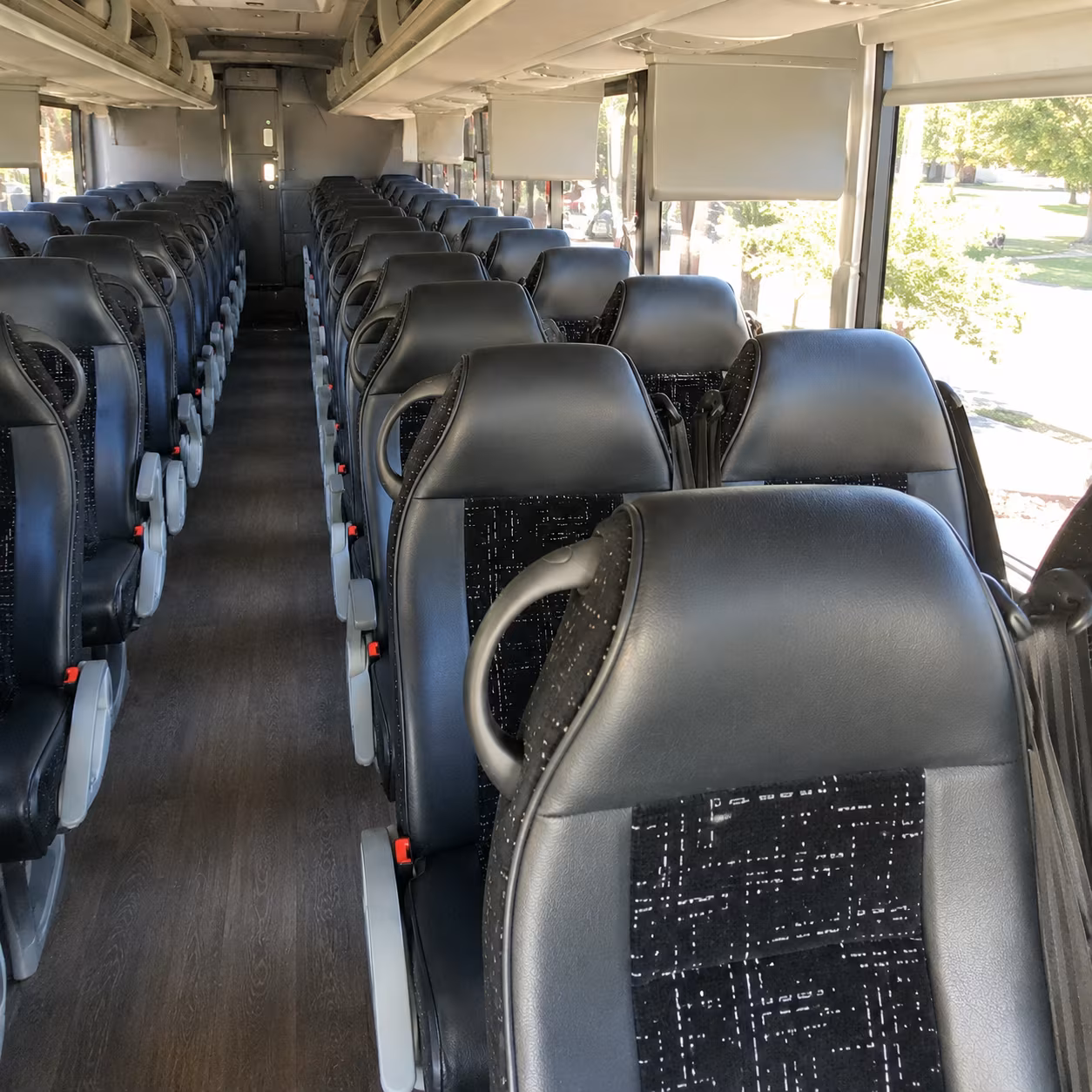 Overland Park Corporate Transportation party bus exterior