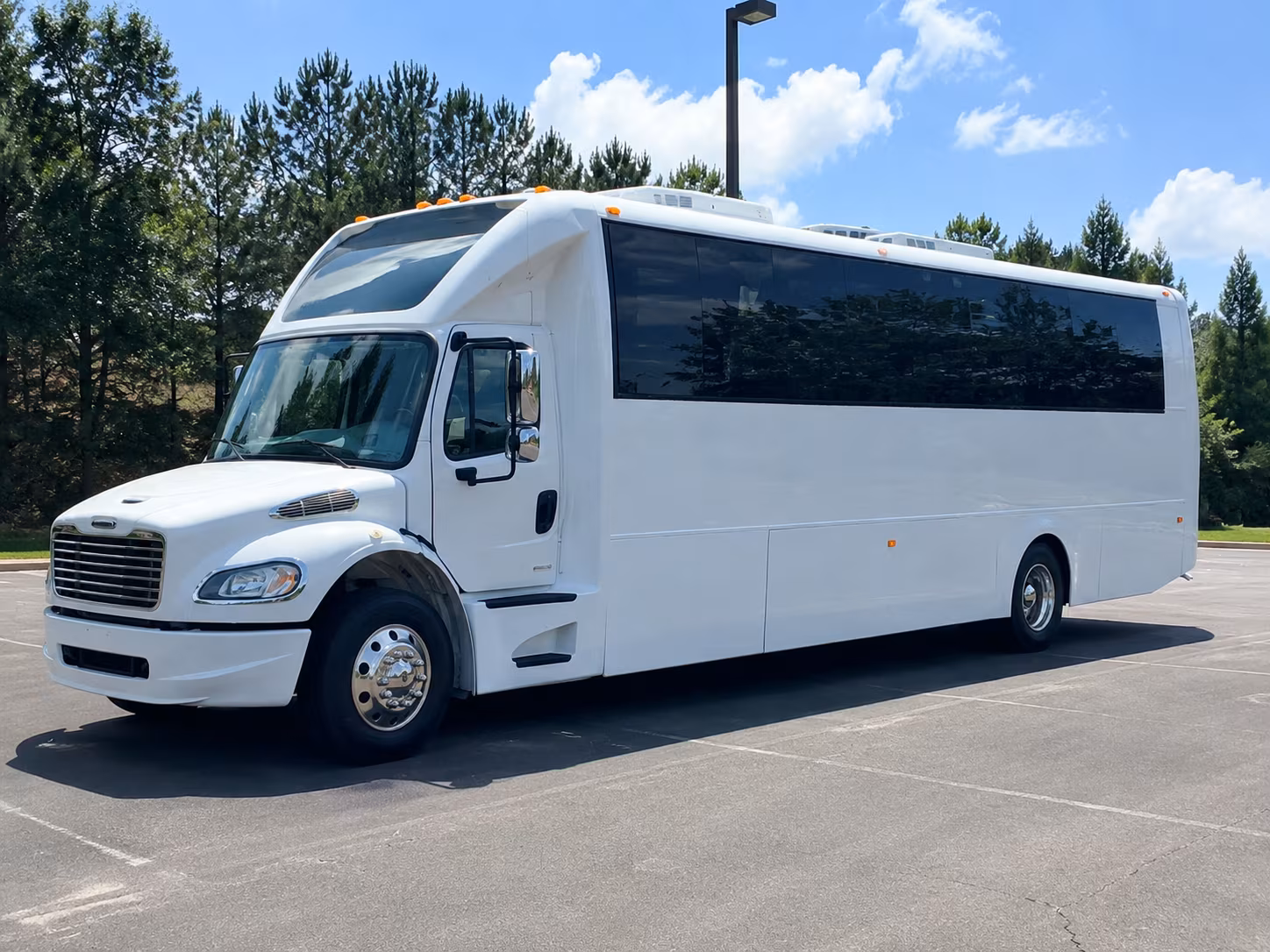 Overland Park Prom & Homecoming Transportation party bus exterior
