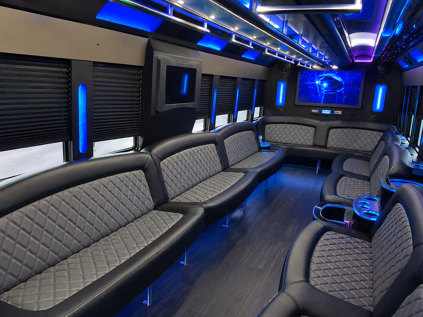 Overland Park Prom & Homecoming Transportation party bus exterior