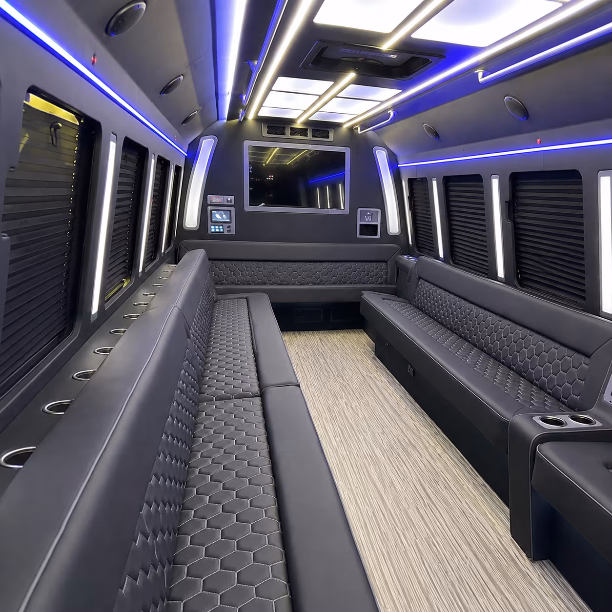 Overland Park Prom & Homecoming Transportation onboard seating