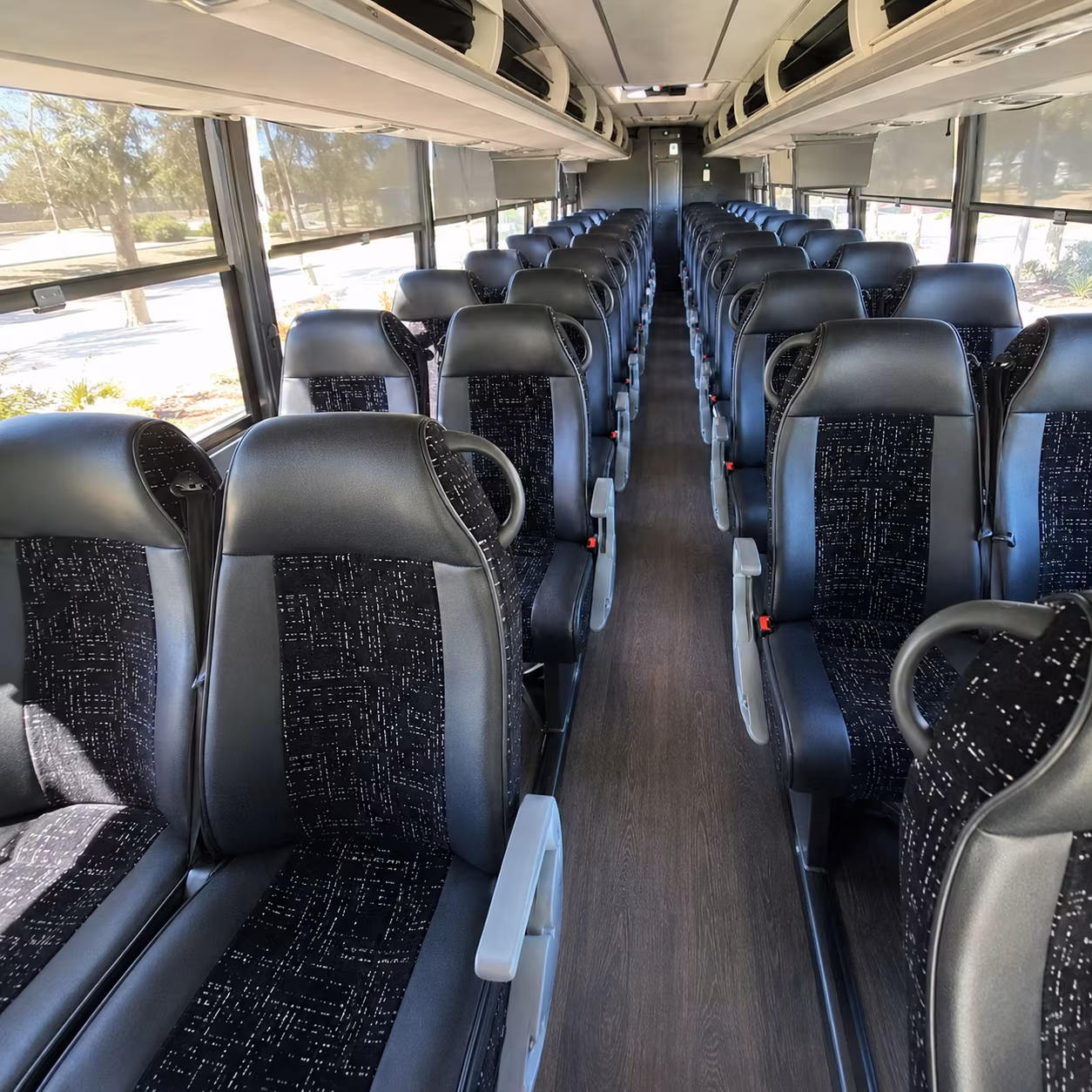 Overland Park School Event Transportation party bus exterior