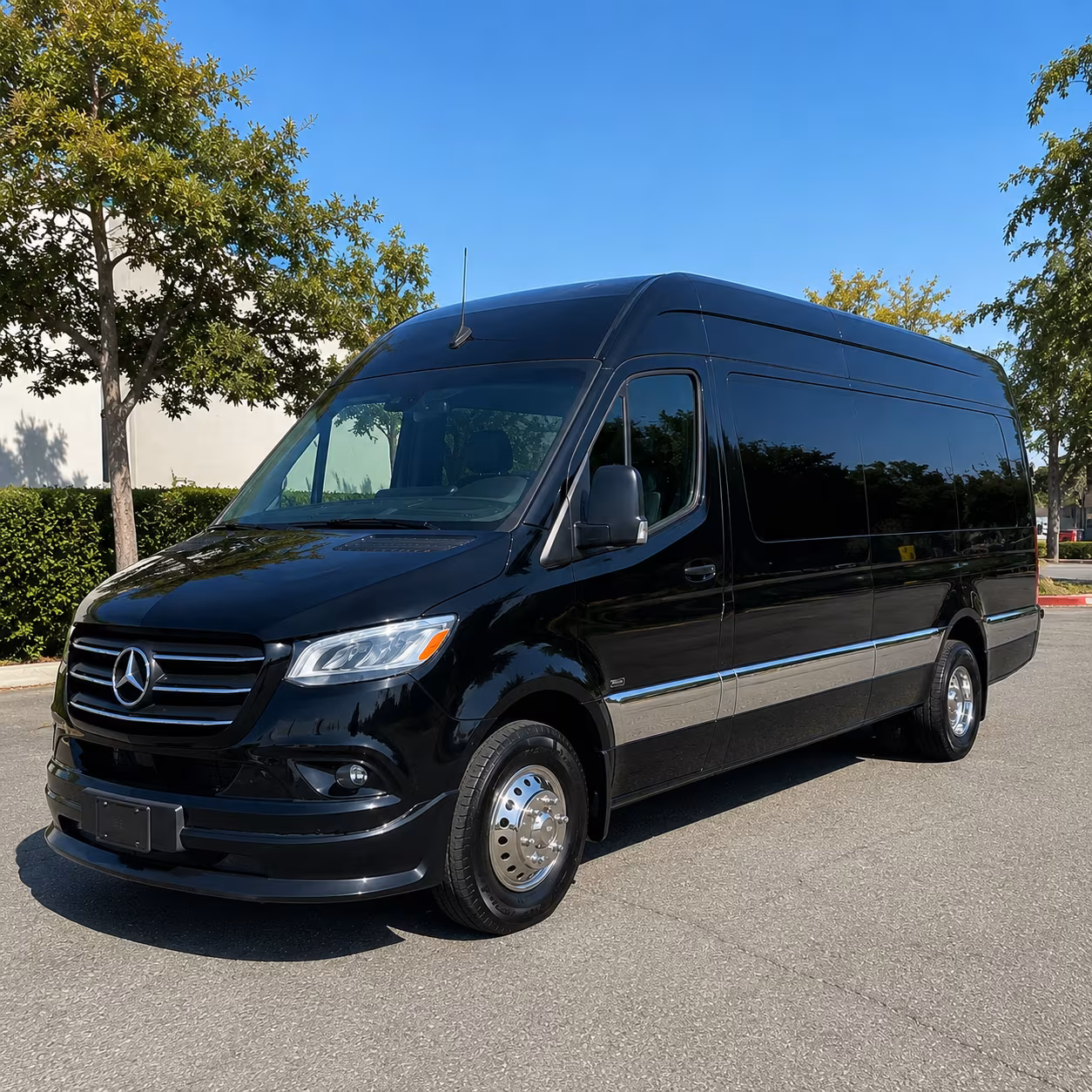 Overland Park School Event Transportation party bus exterior