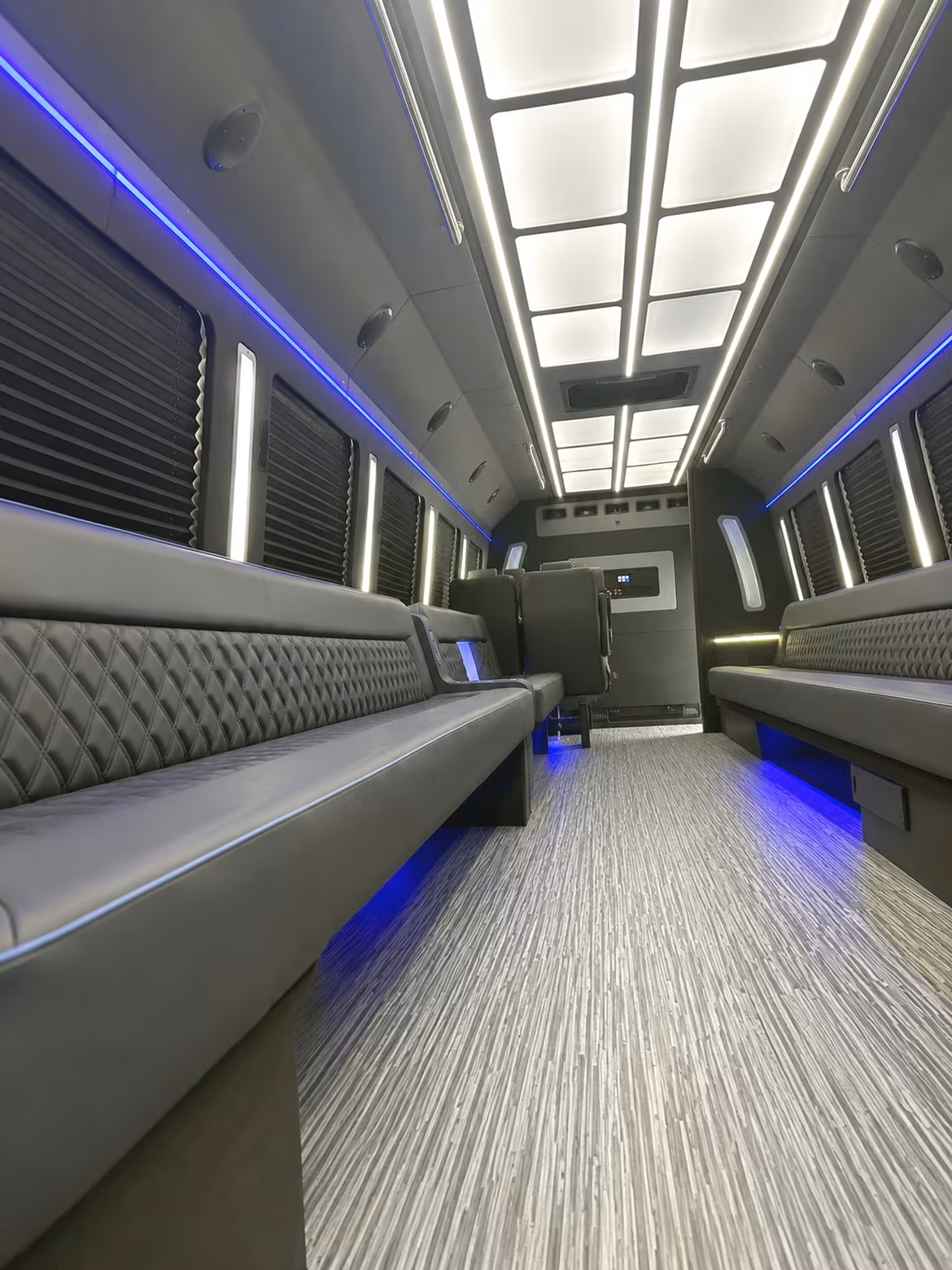 Overland Park Winery Tour & Pub Crawl Transportation party bus interior